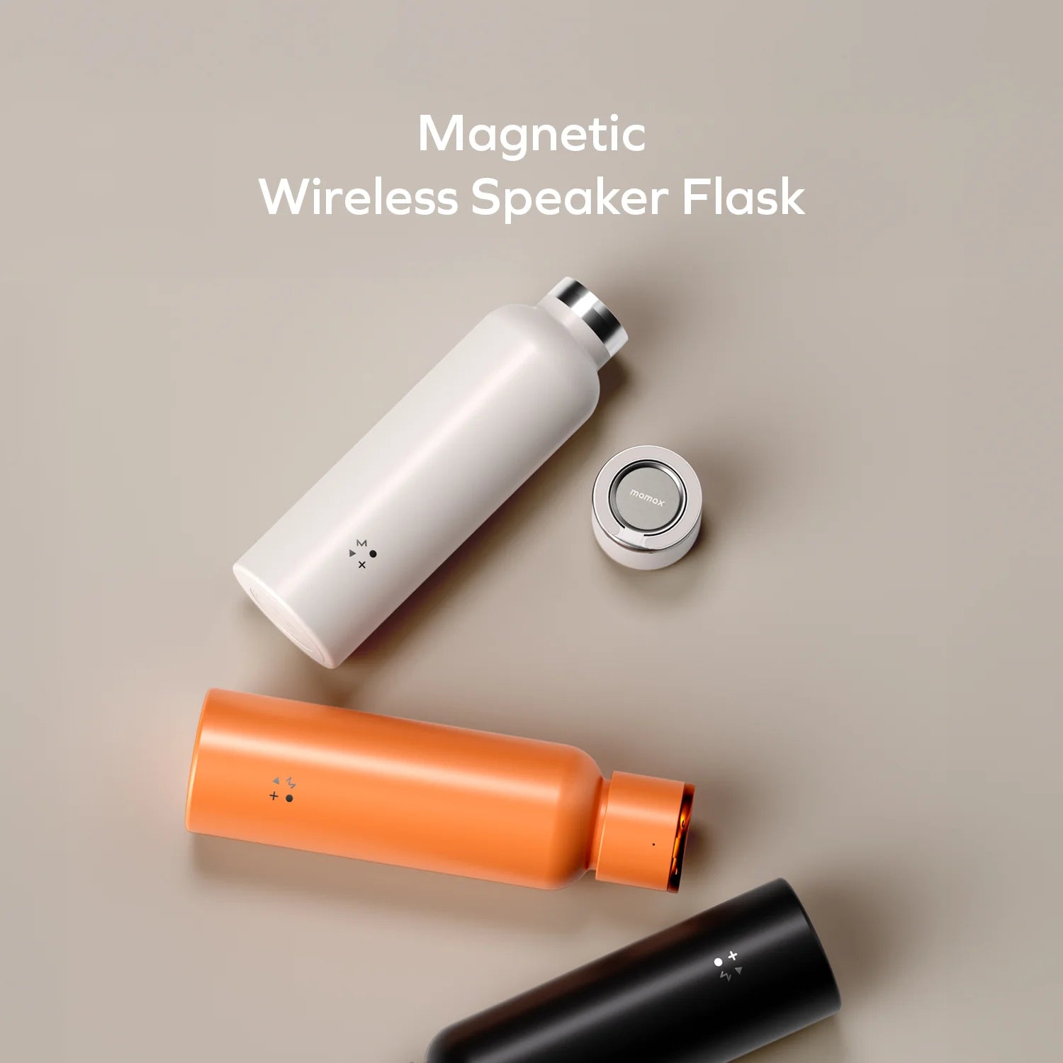 1-Vibe Bottle Magnetic Wireless Speaker Flask