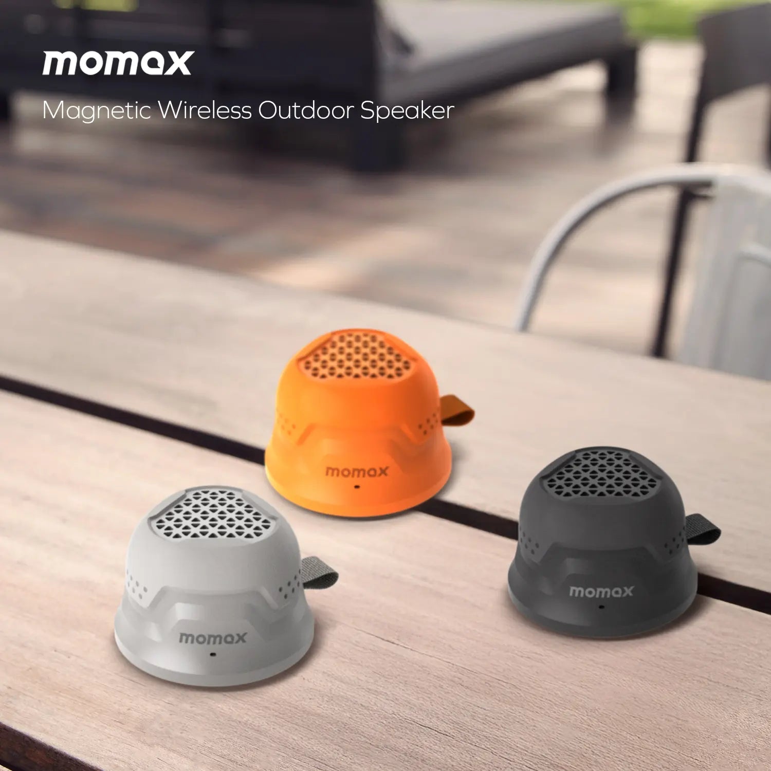 1-Vibe Go Rugged Magnetic Portable True Wireless Speaker