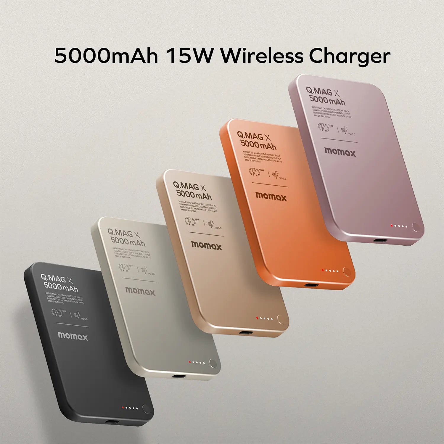 Q.Mag X Magnetic Wireless Power Bank 5000mAh - Gen 2