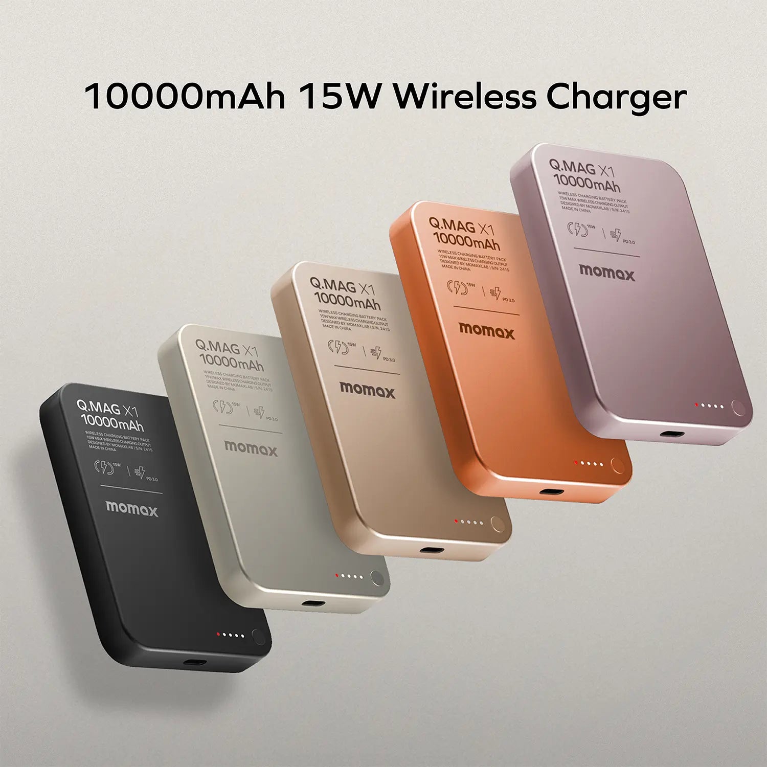 Q.Mag X1 Magnetic Wireless Power Bank 10000mAh - Gen 2