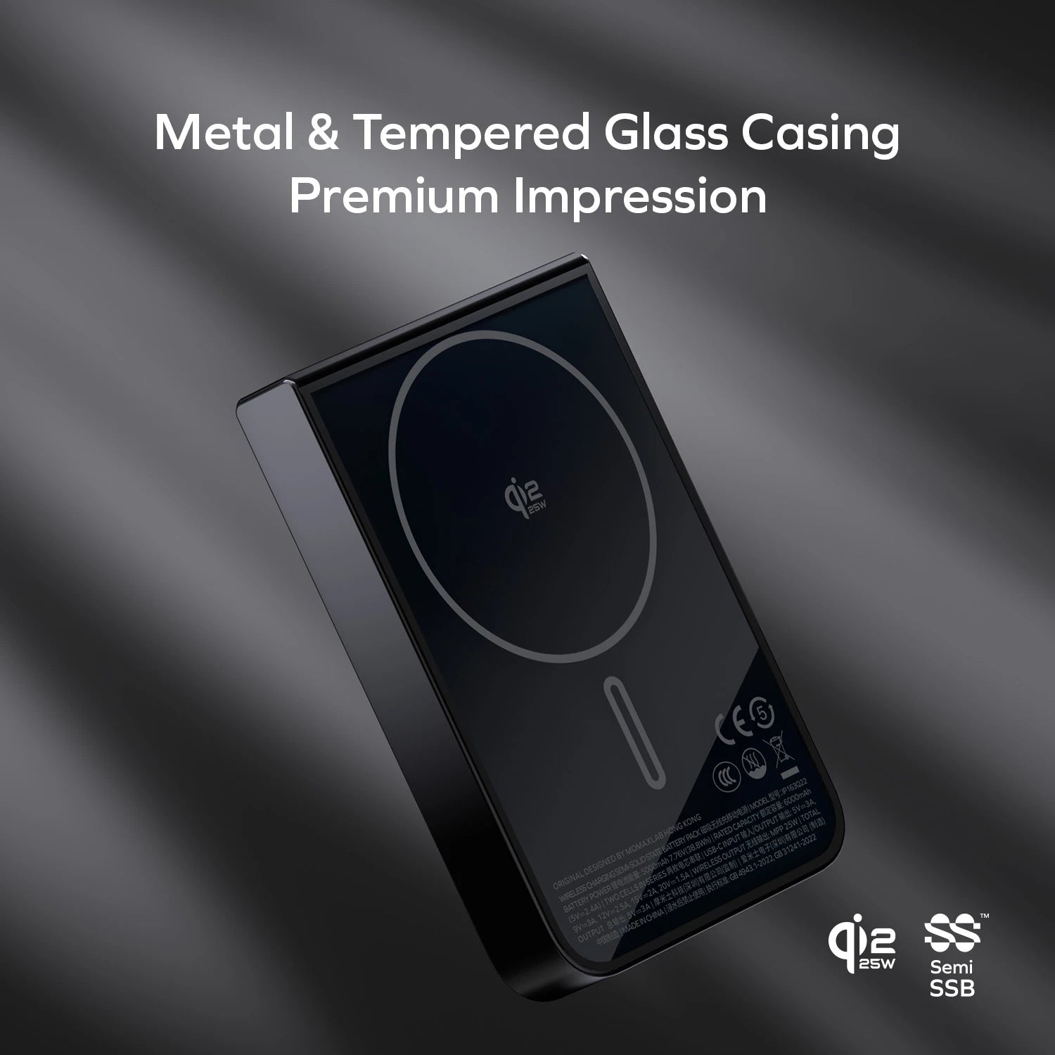 1-Power S.Pass² 10000mAh Semi SSB Magnetic Wireless Battery Pack (CCC)